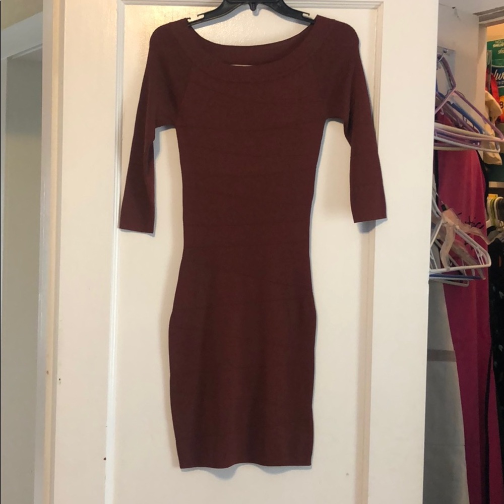 Tight body con midi dress